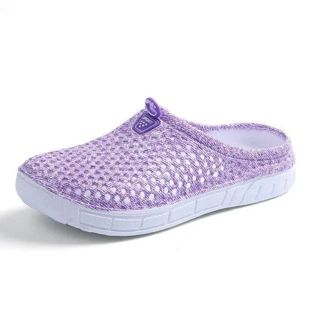 2021 Women Casual Clogs Breathable Beach Sandals Summer Slippers