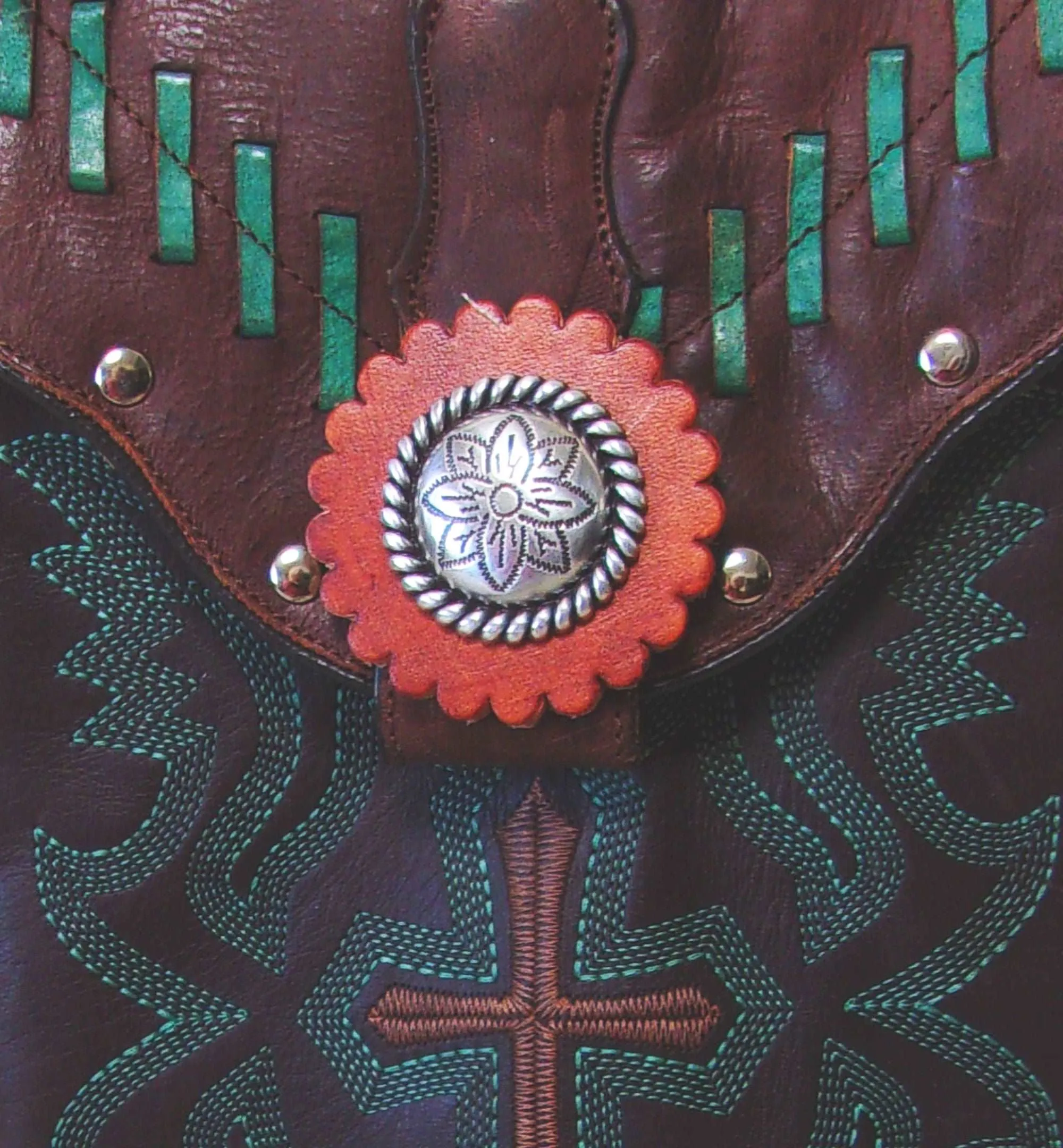 Cowboy Boot Crossbody Hipster Purse HP792