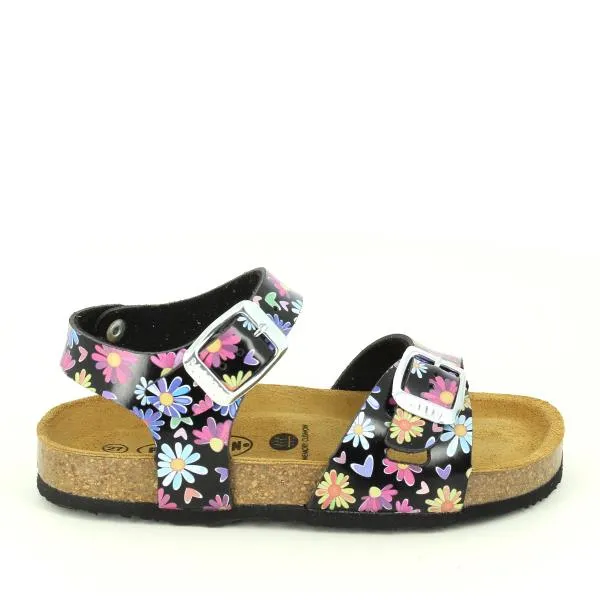 Plakton 131407 Floral Slingback Kids Sandals
