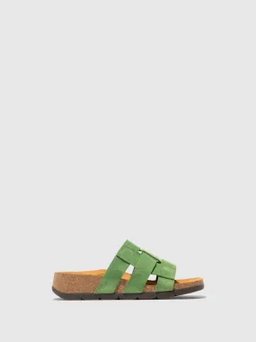 Slip-on Mules CAXE061FLY LIME GREEN