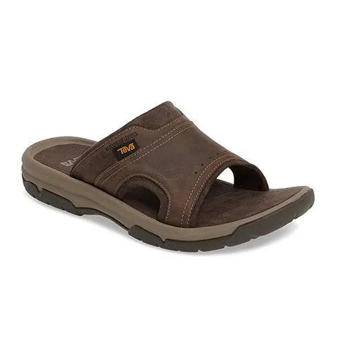 Teva Langdon Slide Sandal (Men) - Walnut