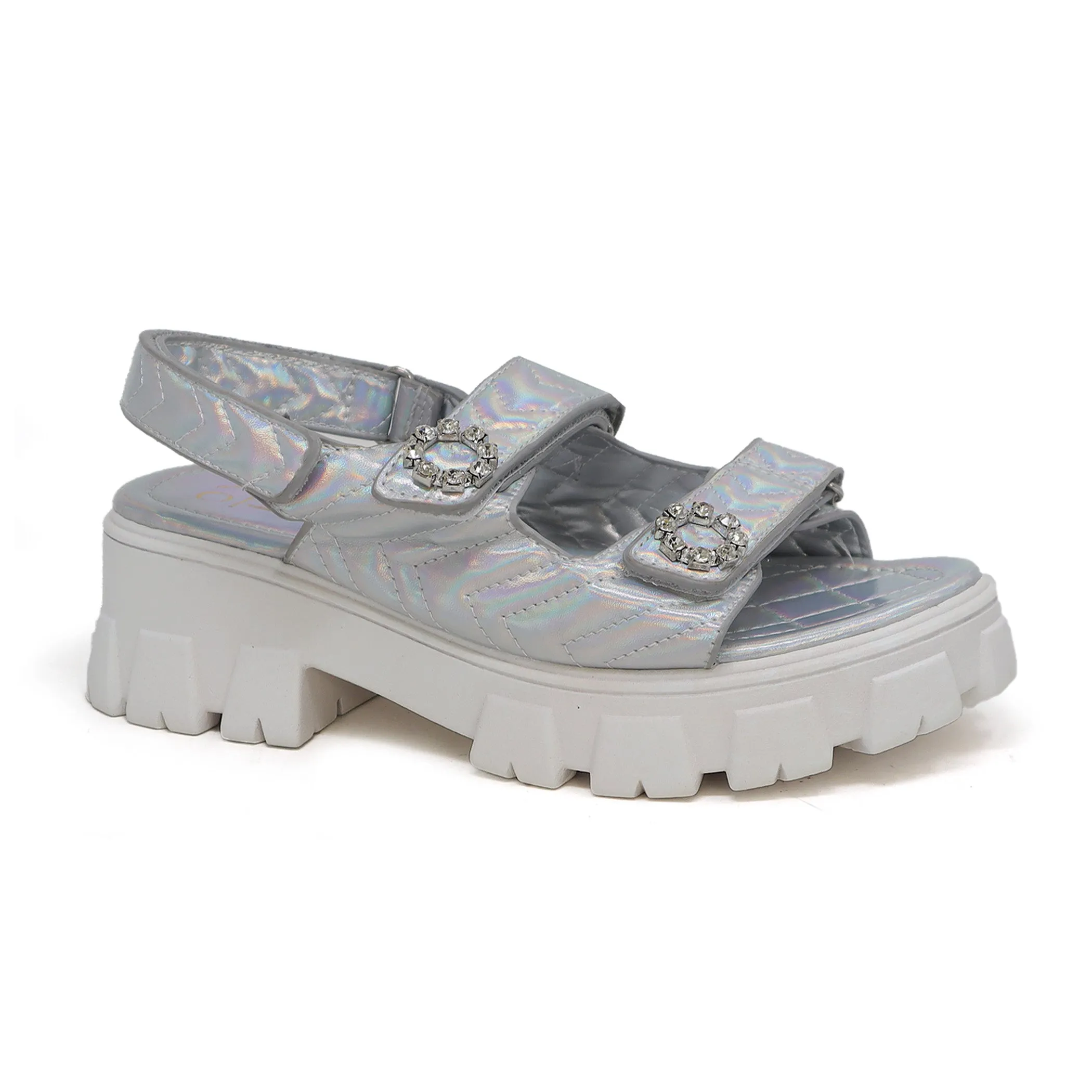 Women’s Brielle-03 Quilted Open Sandal